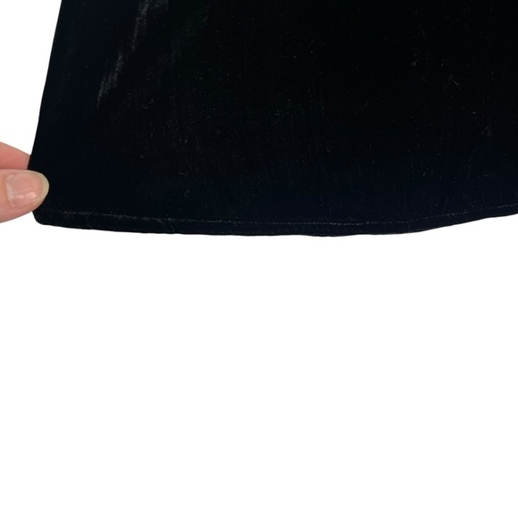 Eileen Fisher Velvet A Line Skirt Black Size Medium Petite NEW - Picture 8 of 13